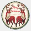 Search for elegant deer stickers Xmas