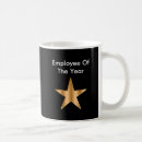 Search for employee of the year mugs Thank you