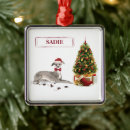 Search for greyhound christmas tree decorations Dog