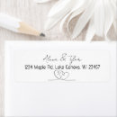Search for black and white heart return address labels Calligraphy