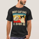 Search for best cat dad ever tshirts Retro