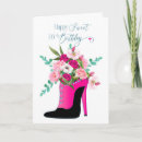 Search for high heel shoe birthday cards For her