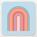 Search for rainbow colours coasters Abstract