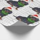 Search for funny dog wrapping paper Dachshund