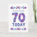 Search for aunts 70th birthday cards For her