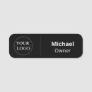Search for magnetic logo name tags With rounded corners
