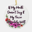 Search for sassy christmas tree decorations Sarcasm