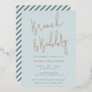 Search for rose gold foil bridal shower invitations Brunch and bubbly