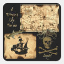 Search for treasure map stickers Captain