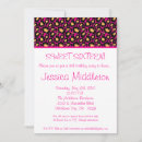 Search for pink cheetah birthday invitations Pattern