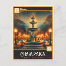Search for champaign postcards Vintage