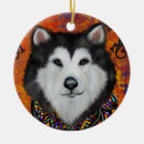 Search for alaskan malamute christmas tree decorations Malamutes