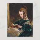 Search for woman reading book postcards Lady