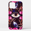 Search for abstract eye iphone cases Black