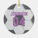 Search for soccer christmas tree decorations Purple