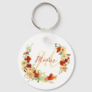 Search for round frame key rings Red
