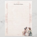 Search for pretty lined stationery paper Floral