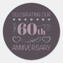 Search for sixtieth anniversary stickers Hearts