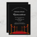 Search for hollywood quinceanera invitations Elegant
