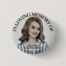 Search for memory for funerals badges In loving memory
