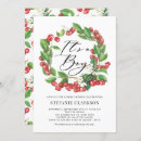 Search for red baby boy shower invitations Watercolor