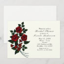 Search for red flowers invitations Party