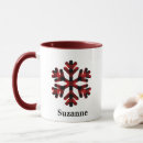 Search for plaid monogram mugs Rustic