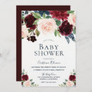 Search for marsala baby shower invitations Floral