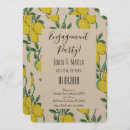 Search for lemon engagement party invitations Citrus