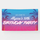 Search for neon birthday banners Blue