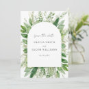 Search for greenery wedding save the dates Botanical