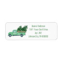 Search for pickup truck return address labels Vintage