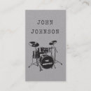 Search for musician drummer business cards Rock