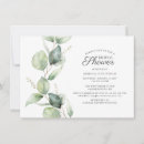 Search for eucalyptus leaves bridal shower invitations Greenery