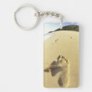 Search for footprint key rings Beach