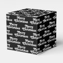 Search for merry christmas favour boxes Black