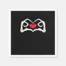 Search for funny valentine napkins Skull