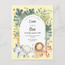 Search for jungle 1st birthday invitations Modern
