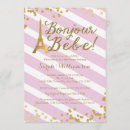 Search for paris baby girl shower invitations Eiffel