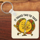 Search for food pun key rings Taco