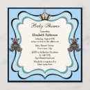 Search for prince baby boy shower invitations Elegant