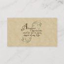 Search for affirmation business cards Law of attraction