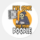 Search for dog skull stickers Pumpkin