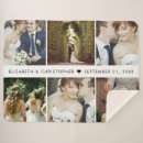Search for wedding date blankets Photo collage