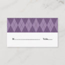 Search for purple place cards Pattern