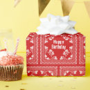 Search for red bandana wrapping paper Bandanna