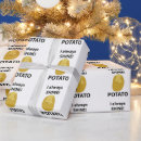 Search for potato wrapping paper Funny