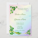 Search for shamrock wedding invitations Clover