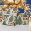 Search for vintage christmas gift wrap Paper