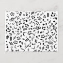 Search for musical graphic postcards Black